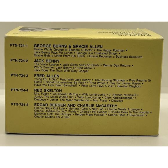 Radio's Greatest Comedians Set 5 - Jack Benny, Red Skelton, George Burns 1992 - Picture 3 of 6
